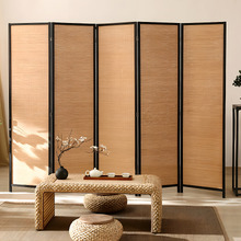 5 Panel Kayaku Pine Wood Room Divider